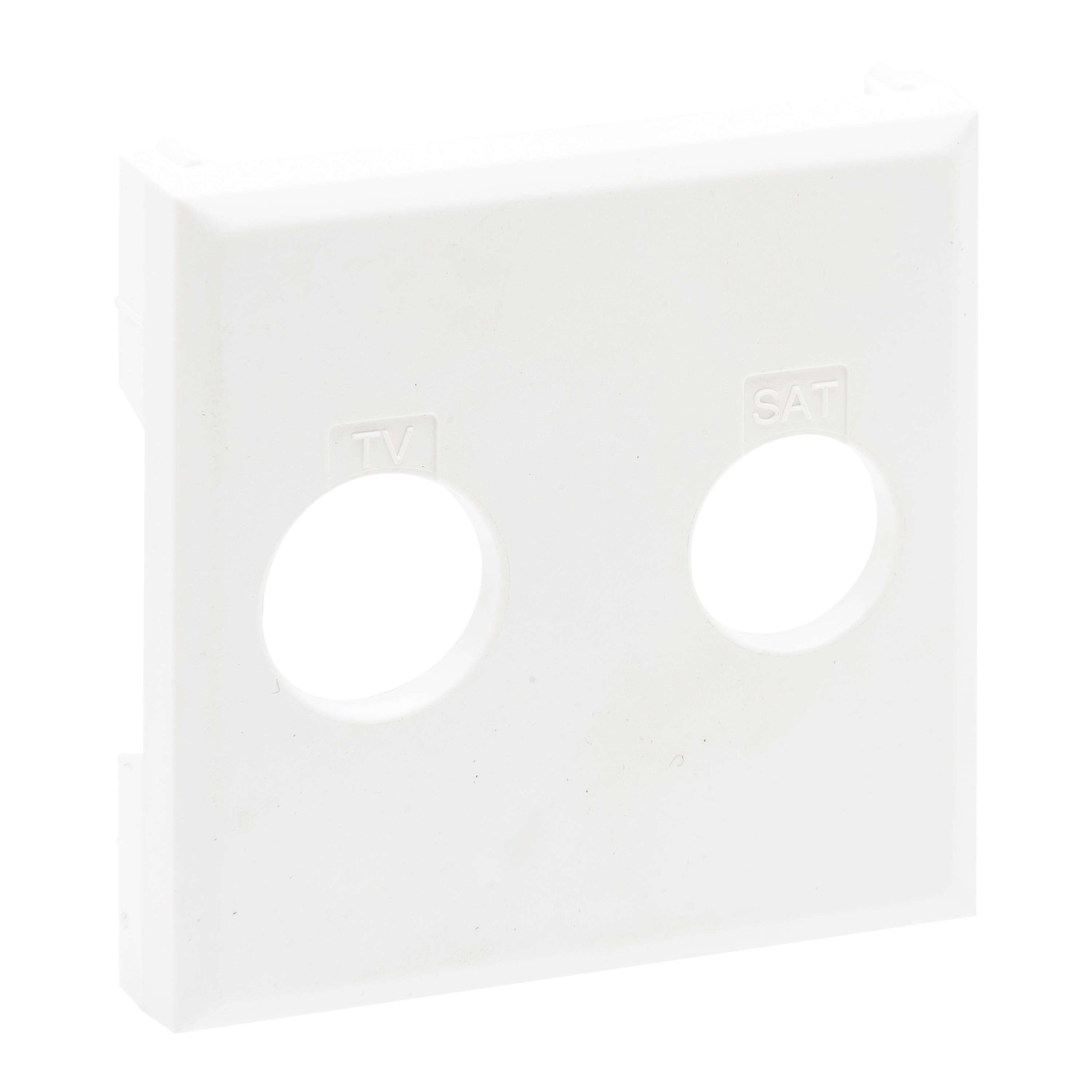 Frontal Niloé Step - Bases de televisión TV-SAT - Blanco mate Frontal Niloé Step - Bases de televisión TV-SAT - Blanco mate